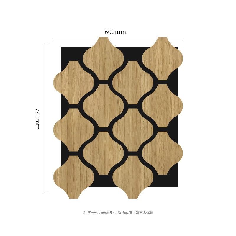 Klower zynjyry modully MDF-on-PET akustiki diwar paneli Klower zynjyry modully MDF-on-PET akustiki diwar paneli