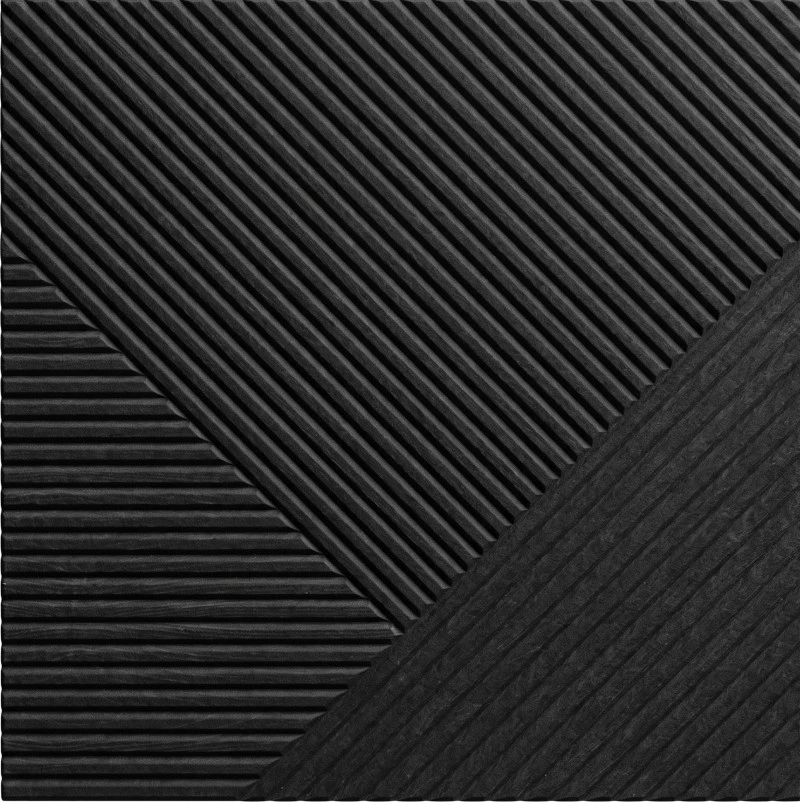 Wonear 3D UV-çap edilen örtükli PET kömür ebony paneli Wonear 3D UV-çap edilen örtükli PET kömür ebony paneli